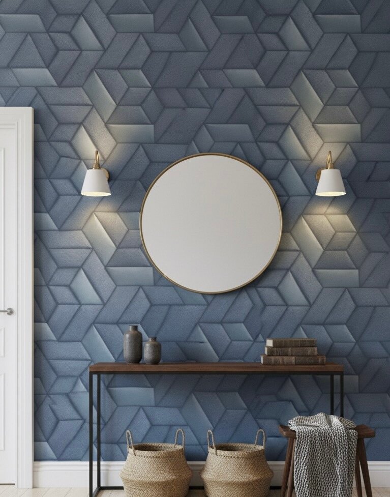 Papier Peint Géométrique 3D