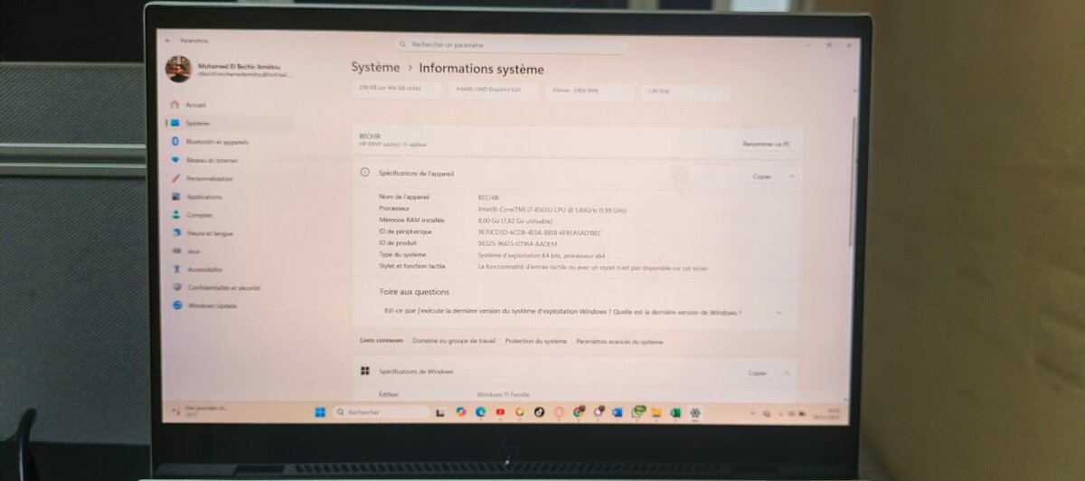 Portable HP ultrafin performant