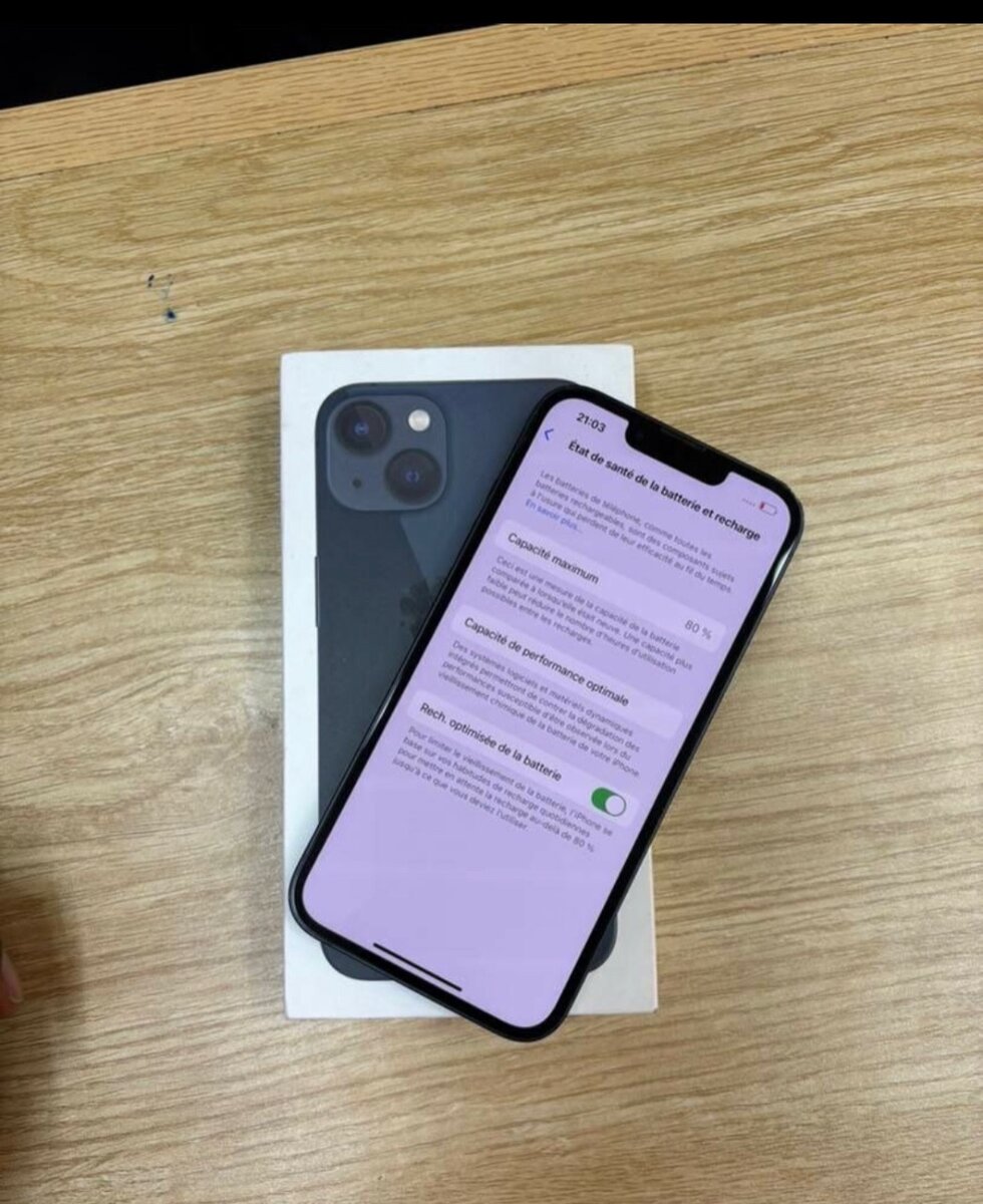 iPhone 13 Noir 128GB Neuf
