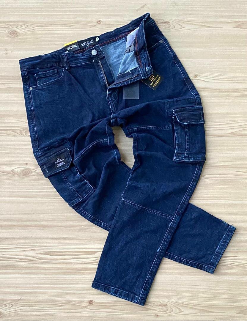 BLACK ISLAND JEANS SIDE POCKET