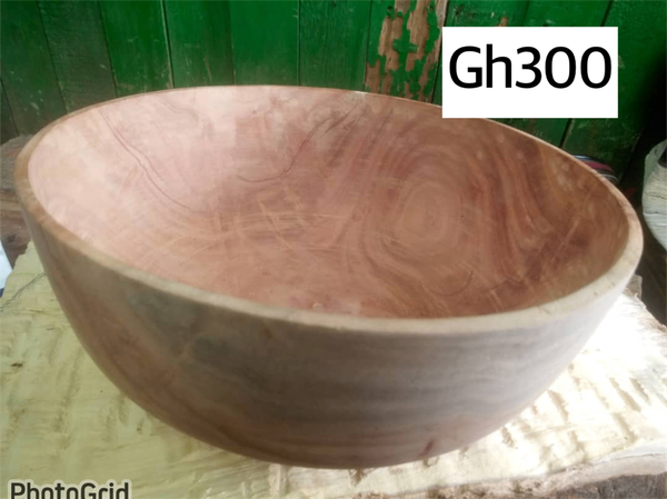 Large wood bowl