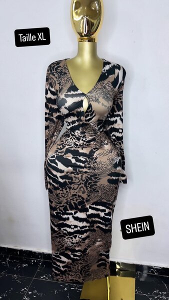 Robe Imprimée Animal XL