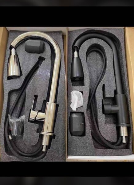 Kitchen tap hot and cold