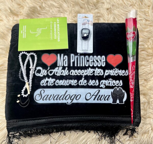 Tapis de prière personnalisé