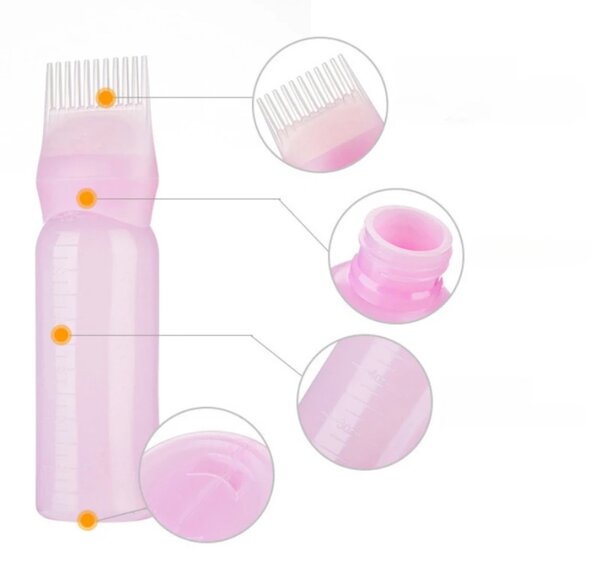 Bouteille applicatrice à peigne