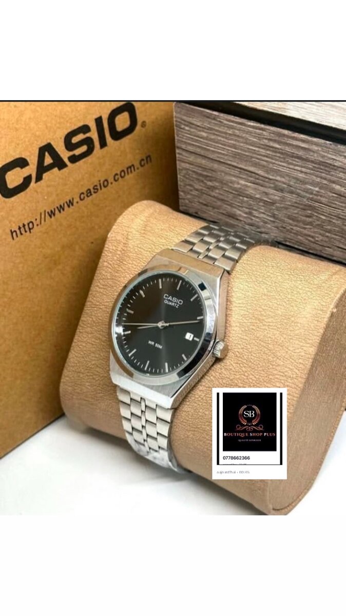 Montre Casio édifice authentique en acier