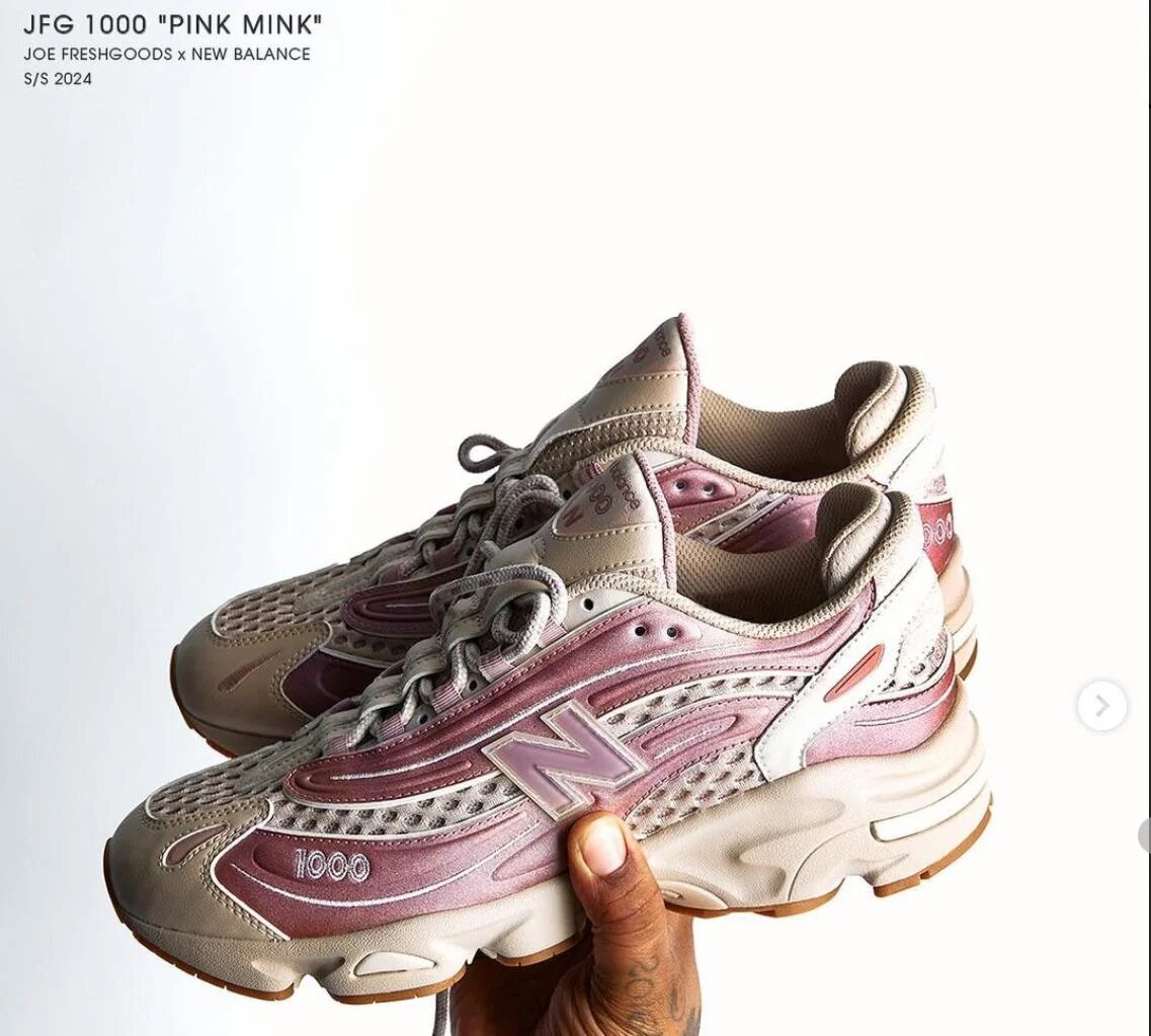 New Balance 1000 « Pink Mink » ( vendu dans son carton)