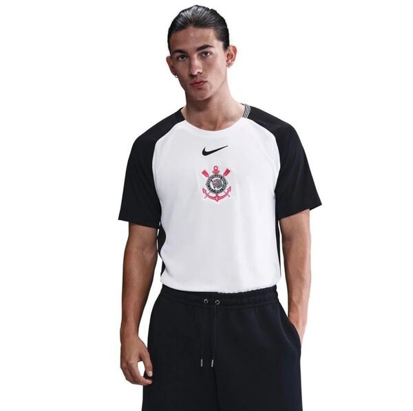 Maillot de football noir et blanc pour hommes
