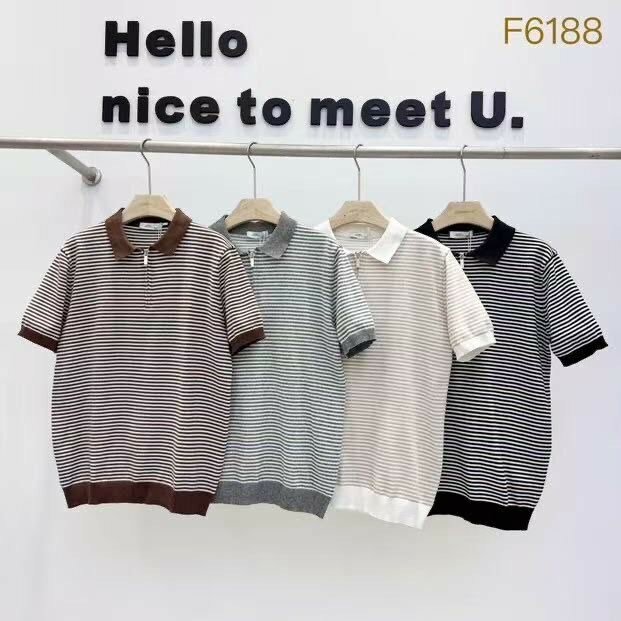 Polos rayés élégants pour hommes