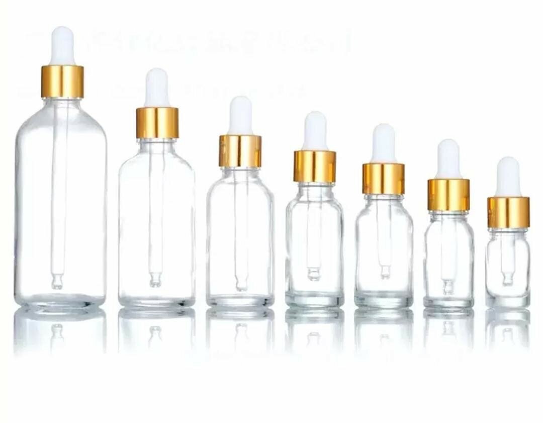 50ml Droppers, jars, glass,