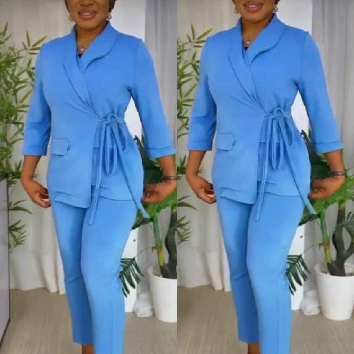 Ensemble costume féminin élégant