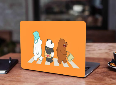 Bare Bear Laptop Skin Vinyl Stickers Decal,12 13 14 15 15.6 inches Notebook Laptop Skin Sticker for all Laptops (RF SKIN)