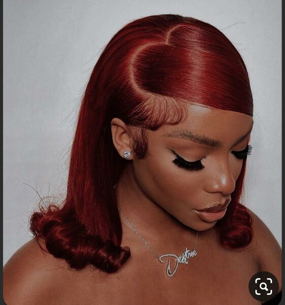 Perruque synthétique lisse T16