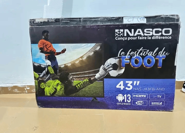 Télévision Android 43" Nasco