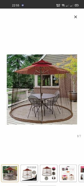 Tente moustiquaire pour extérieur