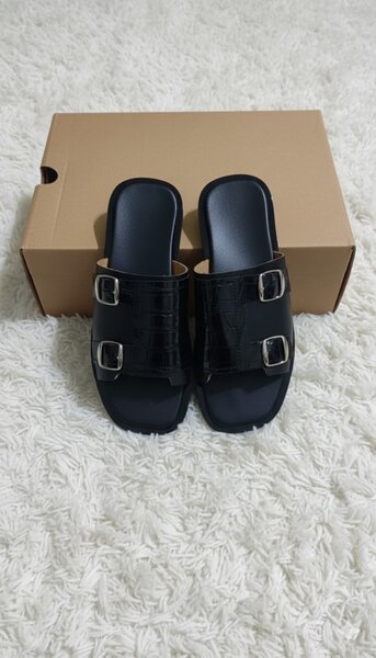 Sandales élégantes en cuir pour homme