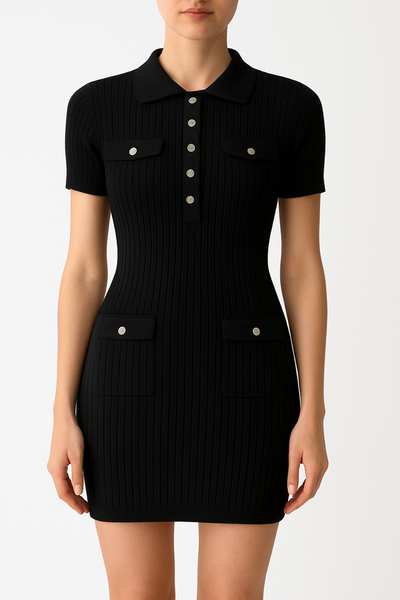 Robe Polo Chic en Tricot