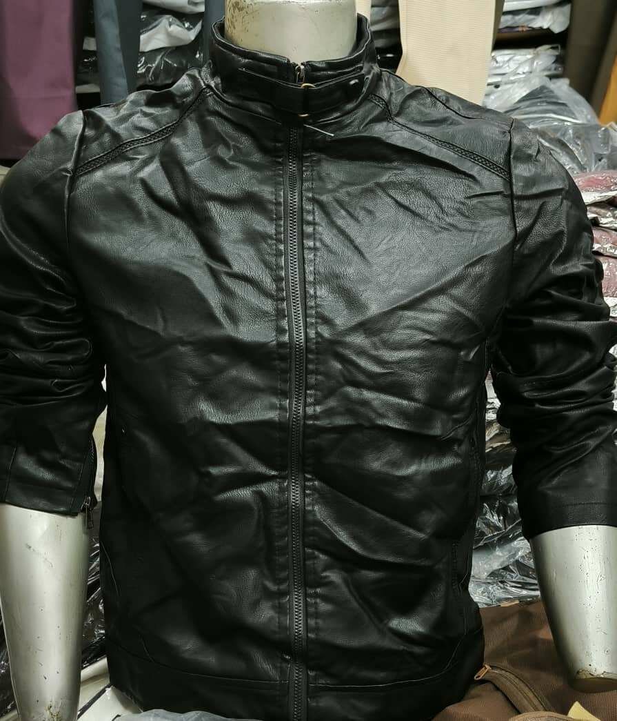 Veste en cuir homme élégante