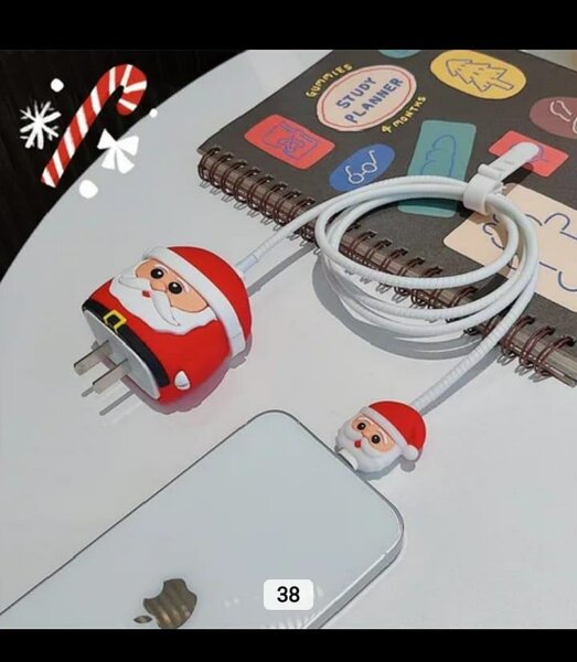 Protège chargeu Noël Père Noël