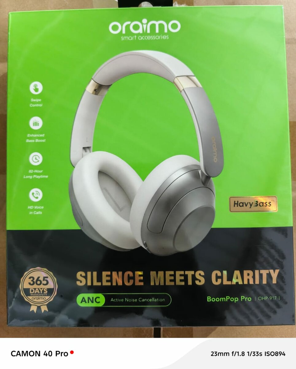 Casque Oraimo ANC BoomPop Pro