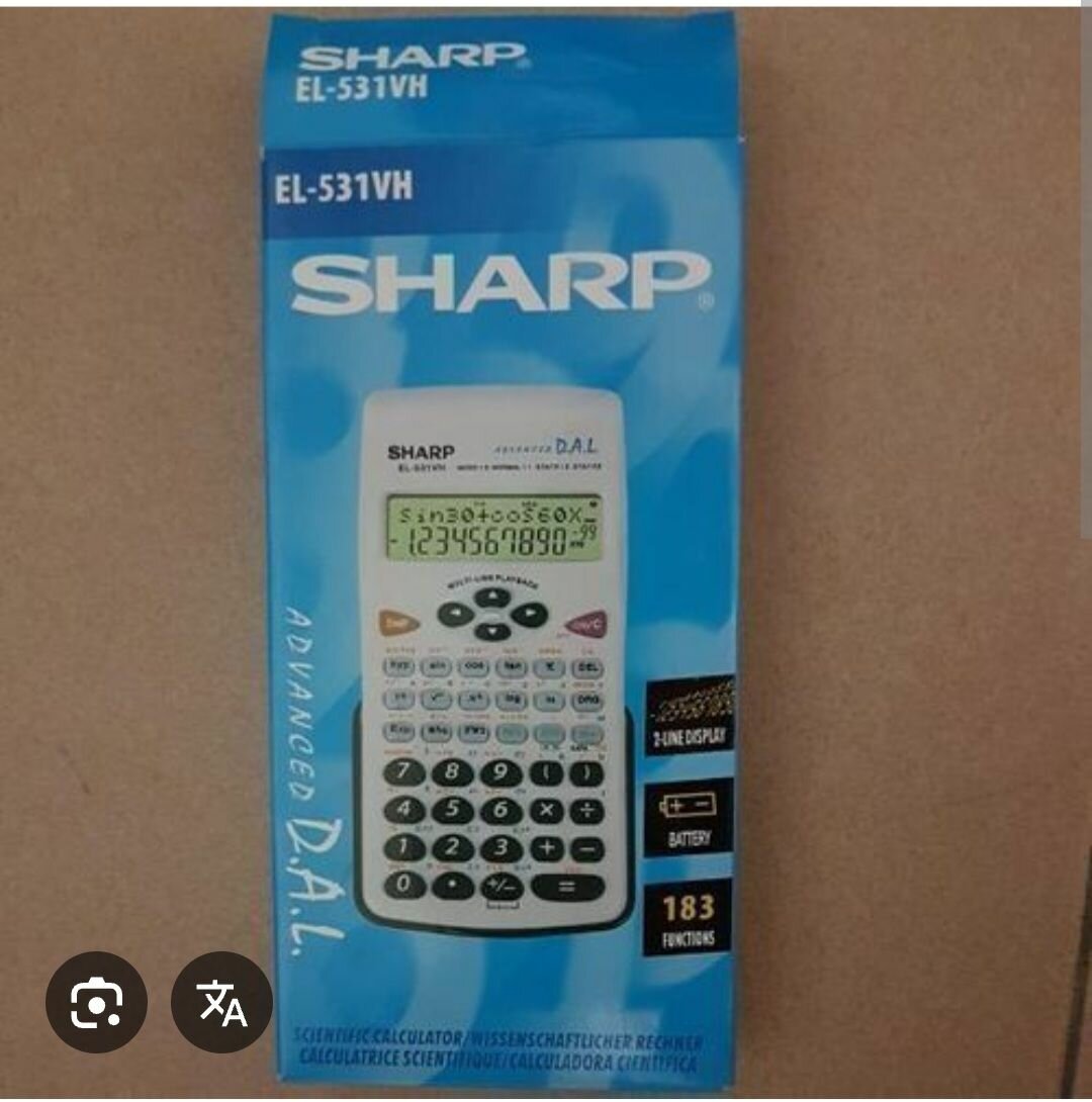 Calculatrice Scientifique Sharp EL-531VH