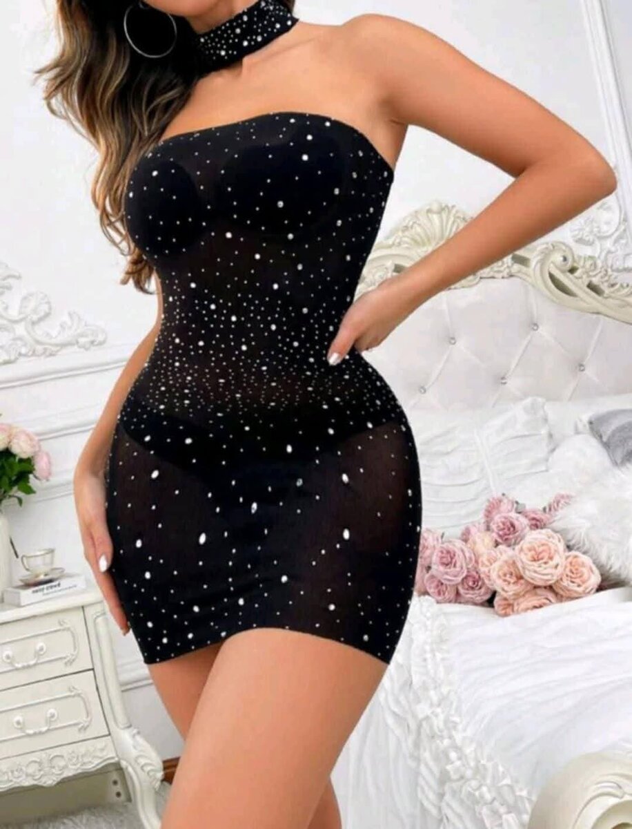 Ensemble lingerie fleurie sexy