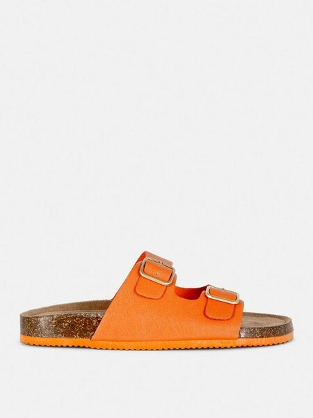 Sandales Orange à Boucles