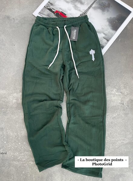 Pantalon de jogging vert homme
