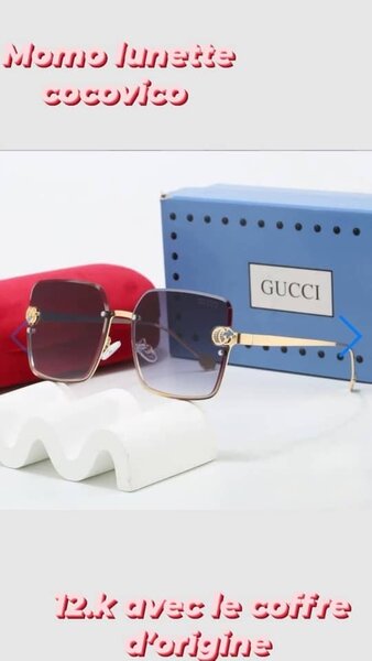 Lunettes de Soleil Gucci Élégantes