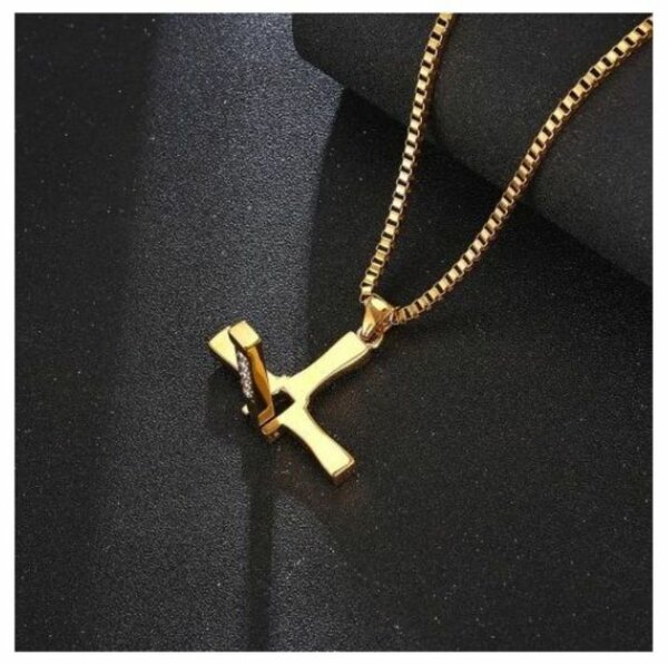 Pendentif chaine croix