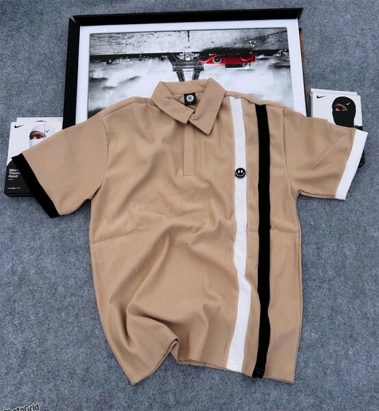 Polo homme rayé moderne