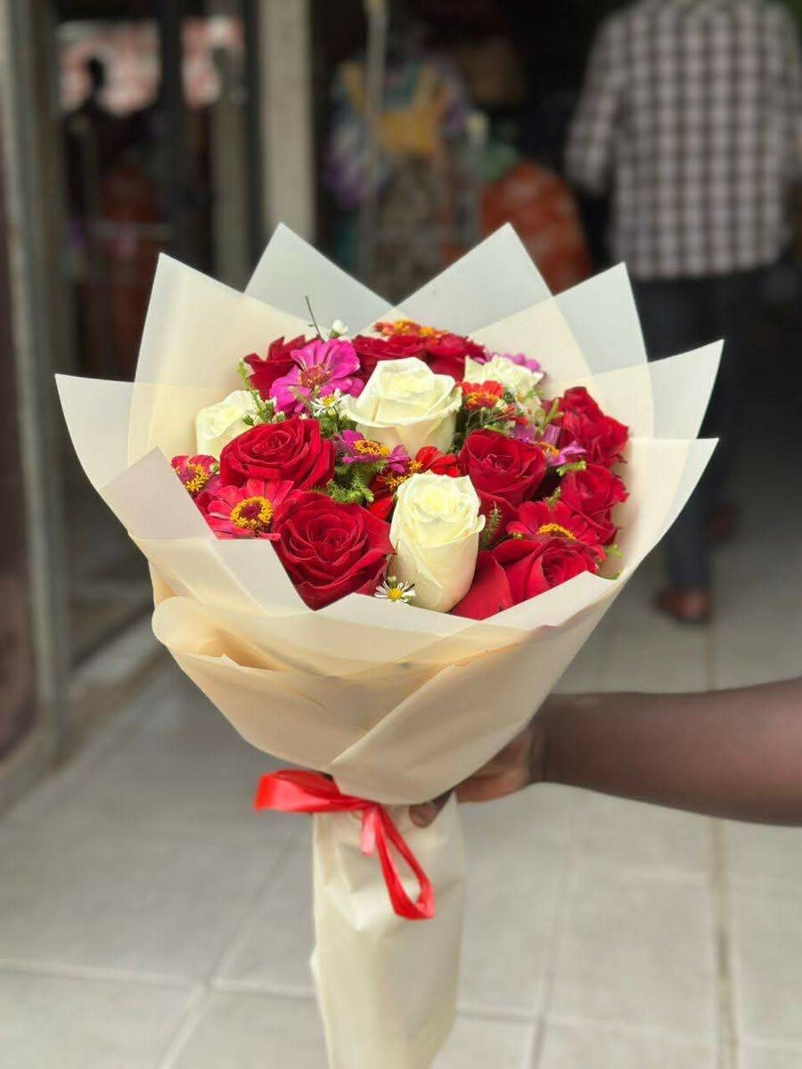 Bouquet de roses élégantes