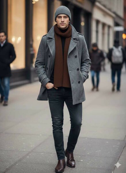Manteau long élégant hiver