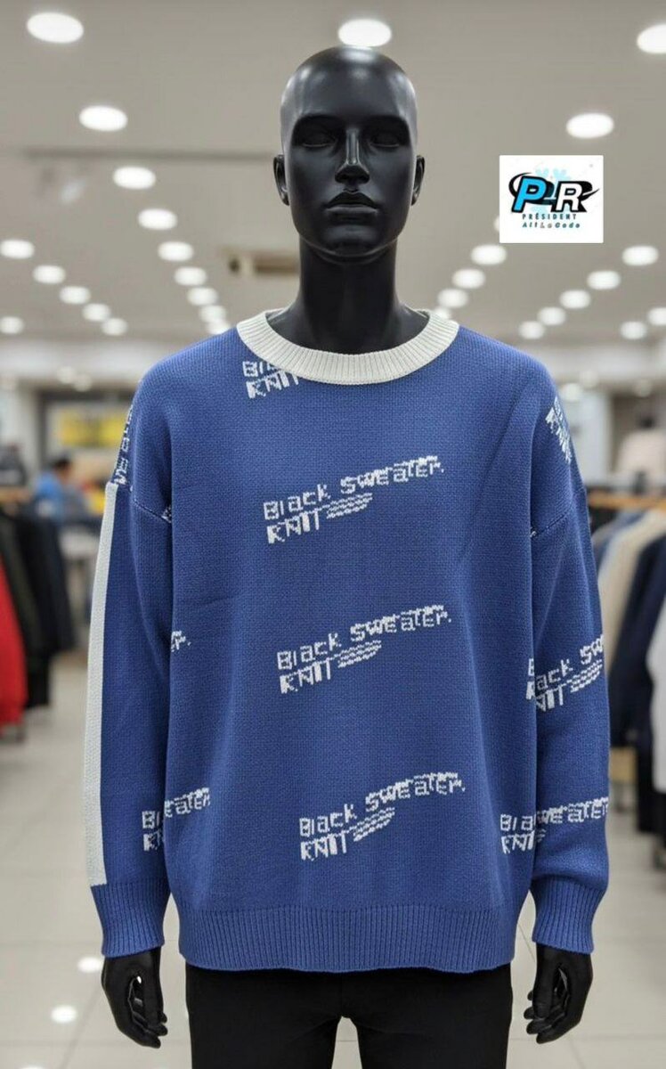 Pull en tricot unisexe tendance