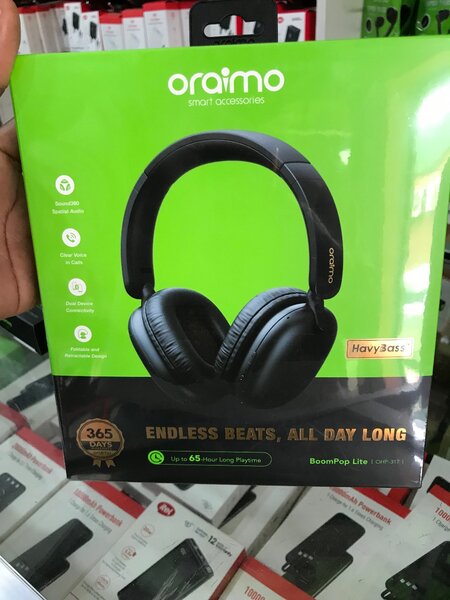 Boom pop lite overhead Oraimo headphones