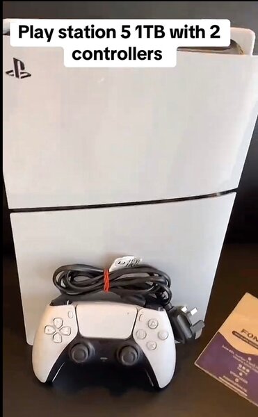 Play station 5 1TB with 2 controllers and Brand new PS5 slim