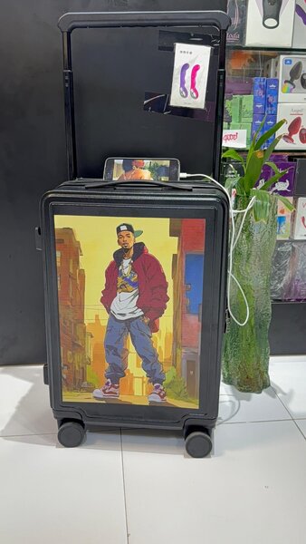 Valise urbaine avec design graffiti