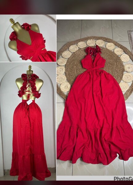 Robe rouge élégante