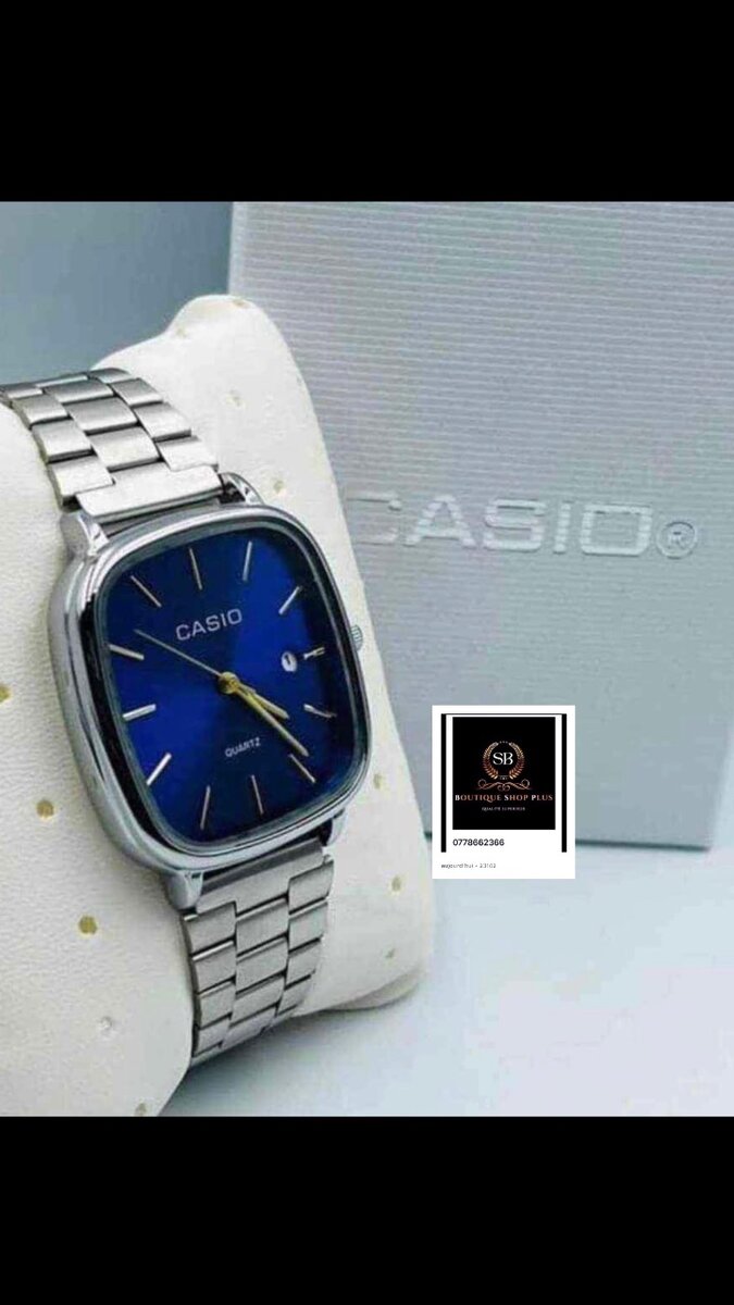 Montre Casio édifice authentique en acier