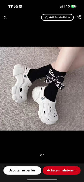 Chaussettes avec Noeud Élégant