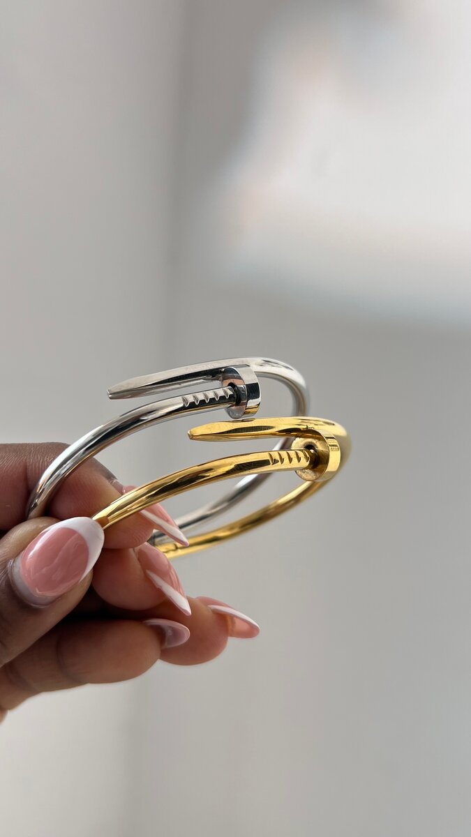 Bracelet en or et argent