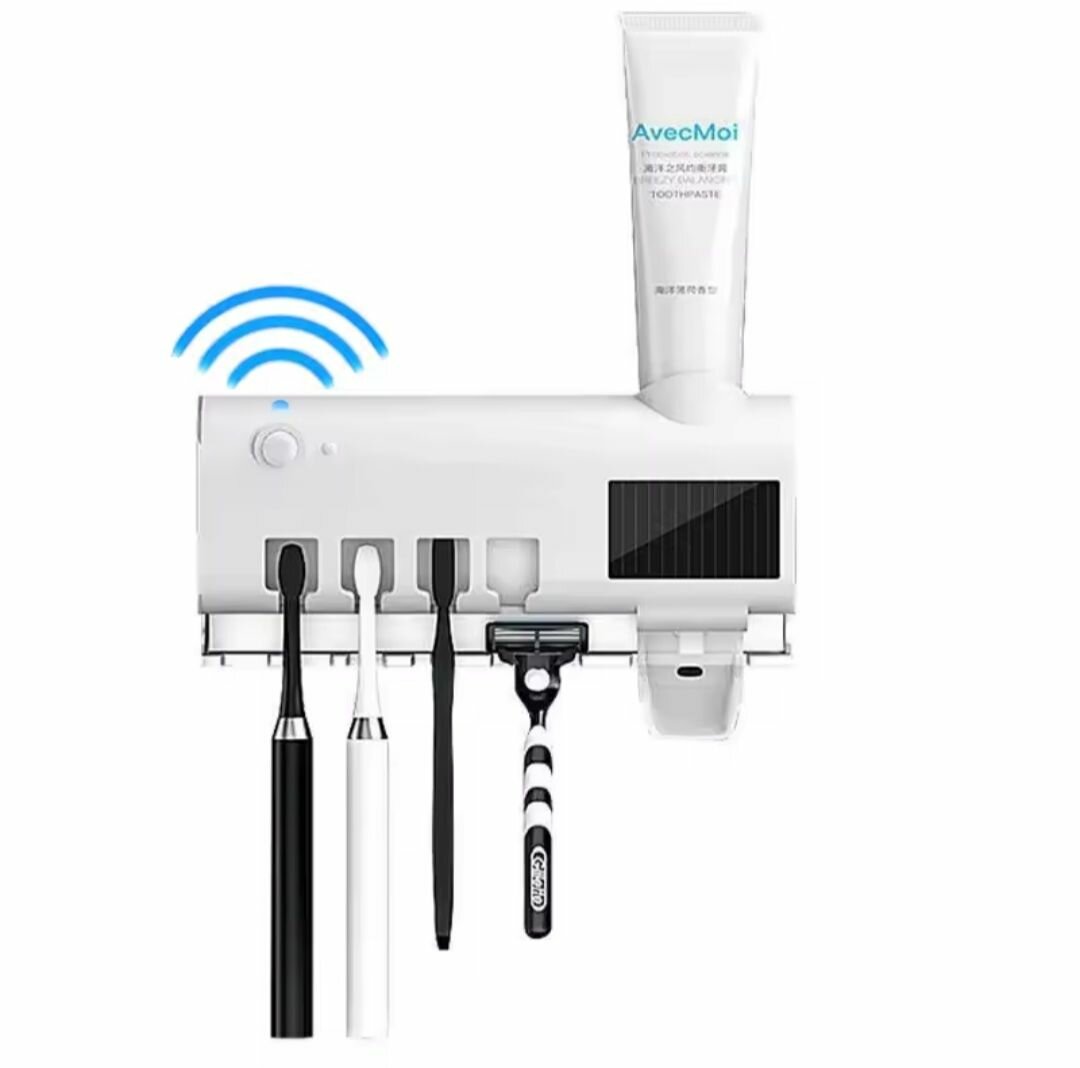 Support mural pour brosses et dentifrice