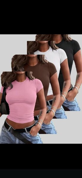 Women's Fitted T-Shirts Set