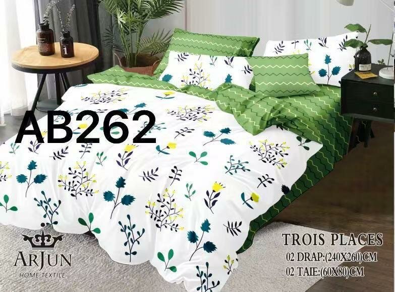 2 draps de lit 3 places+2 taie