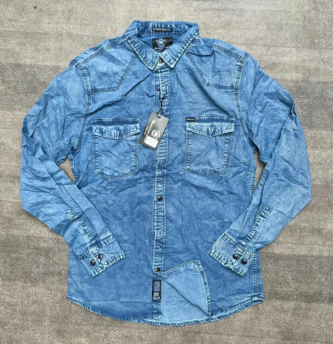 Chemise en jean pour homme