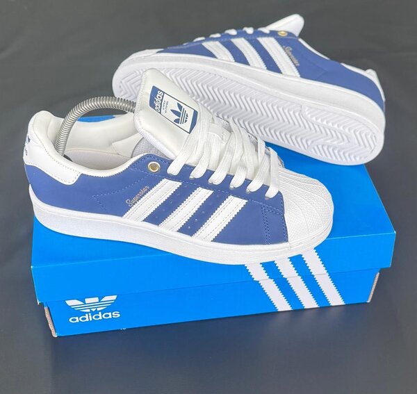 Adidas Superstar Bleu Blanc