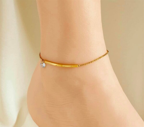 Magnifique bracelet chaîne pour femme, plaqué or