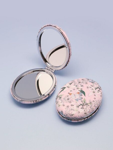 Miroir de poche compact décoratif