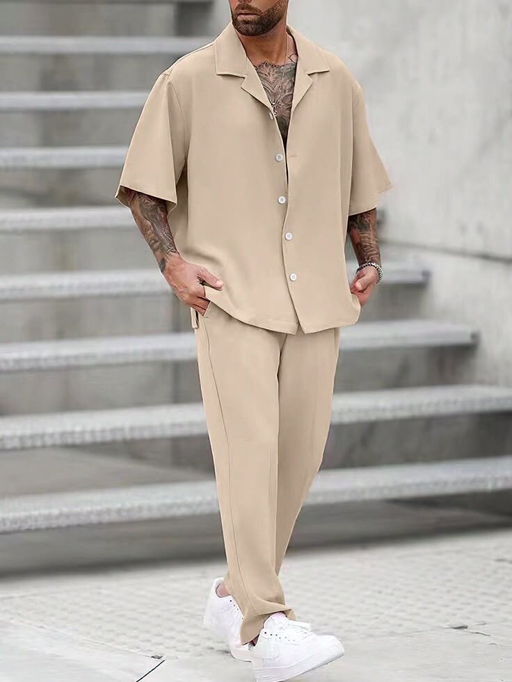 Ensemble beige décontracté