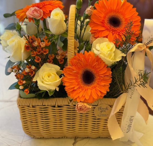 Идеальные цветочные корзинки для тех, кто ценит стиль и утонченность!✨